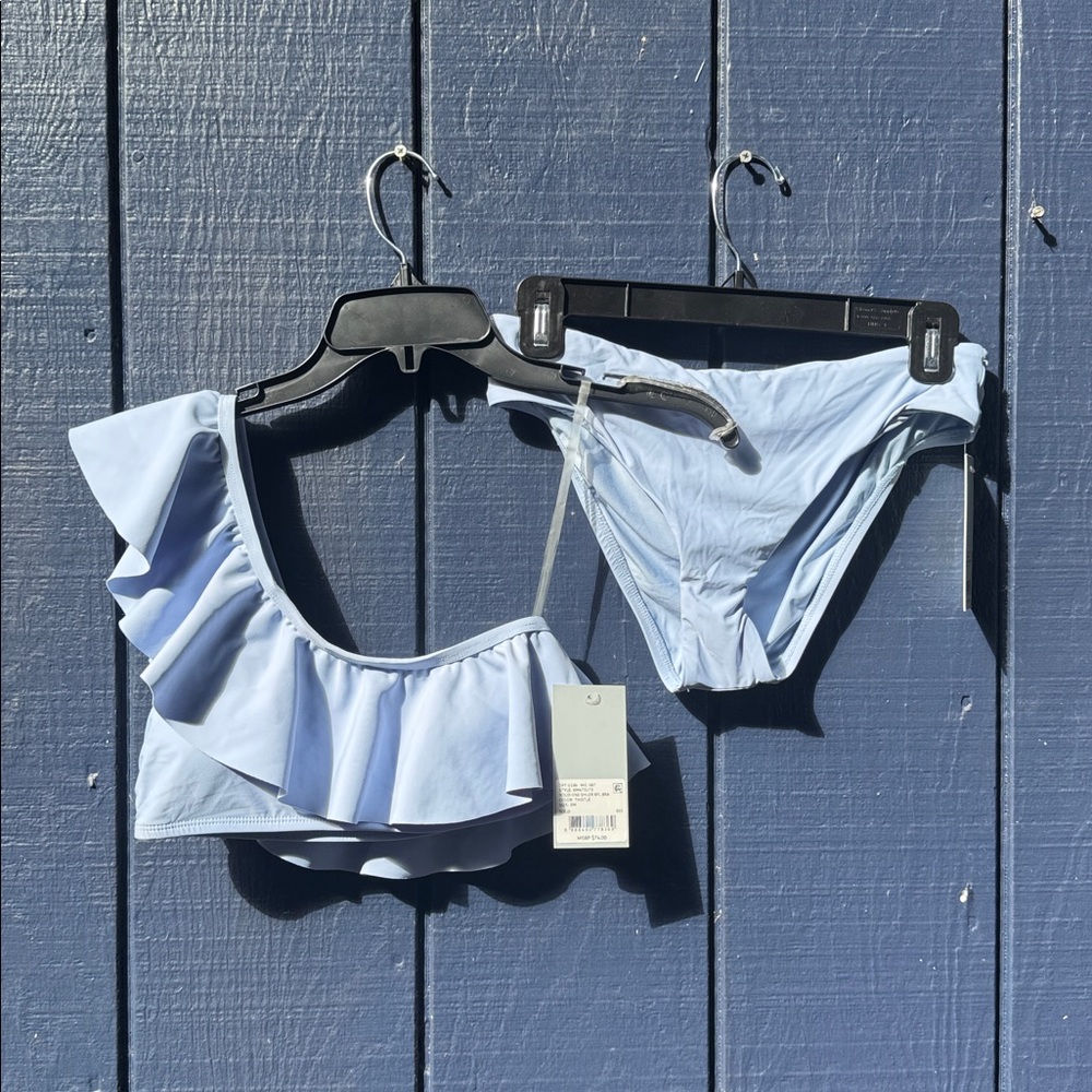 Light Blue Ruffle Antonio Melani Bikini Set